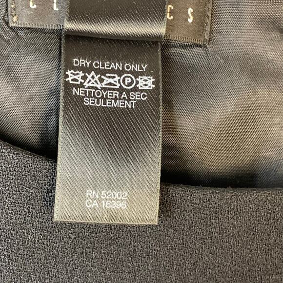 Liz Claibourne Classics Black Sleeveless Corp Core Sheath Dress - Size 14 - Picture 5 of 6